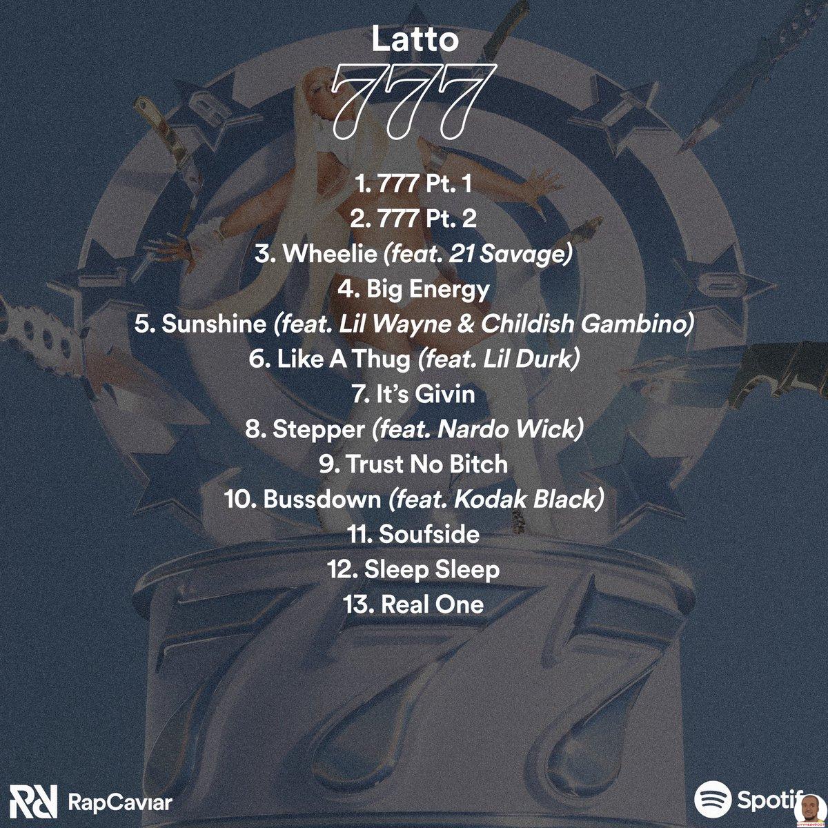 Download Latto — 777 Album Tracklist